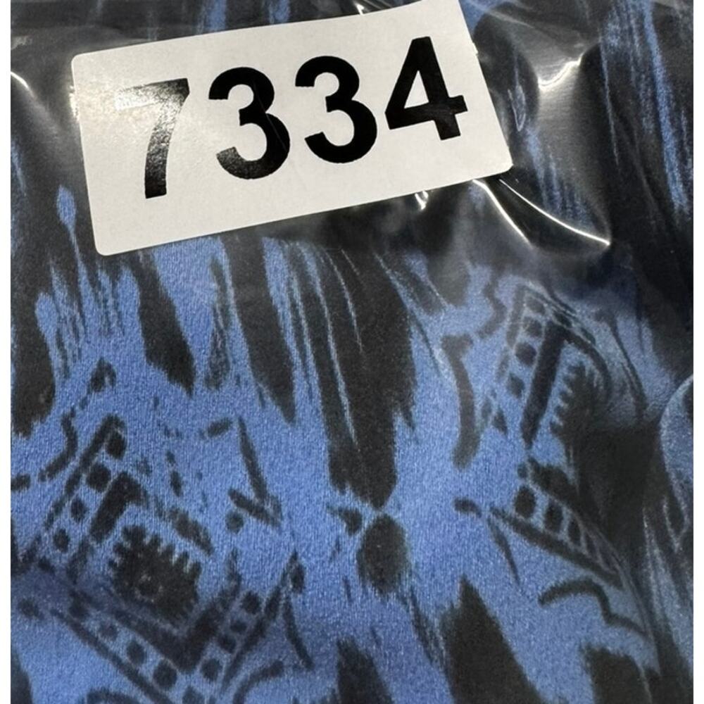 Cato Est 1946 14/16W Blue Black Pattern Sleeveless Blouse Polyester - Picture 11 of 11